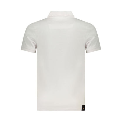 Accademia Militare White Cotton Polo Shirt - Stylish Comfort for Every Occasion