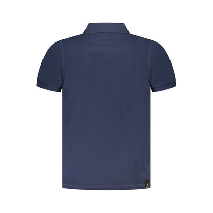 Accademia Militare Blue Cotton Polo Shirt - A Stylish Military-Inspired Essential