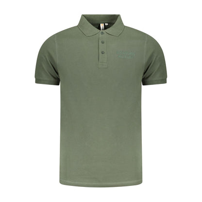 Accademia Militare Green Cotton Polo Shirt
