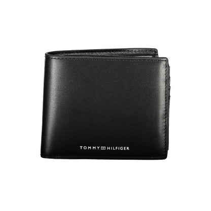 Tommy Hilfiger Black Leather Wallet - Classic Elegance Meets Functionality