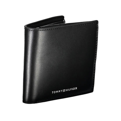 Tommy Hilfiger Black Leather Wallet - Classic Elegance Meets Functionality