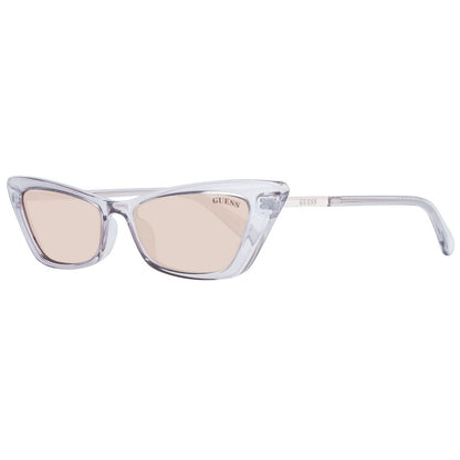 Guess Women’s Sunglasses – Purple Full-Rim Frame with Brown Lenses, 53mm