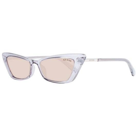 Guess Women’s Sunglasses – Purple Full-Rim Frame with Brown Lenses, 53mm