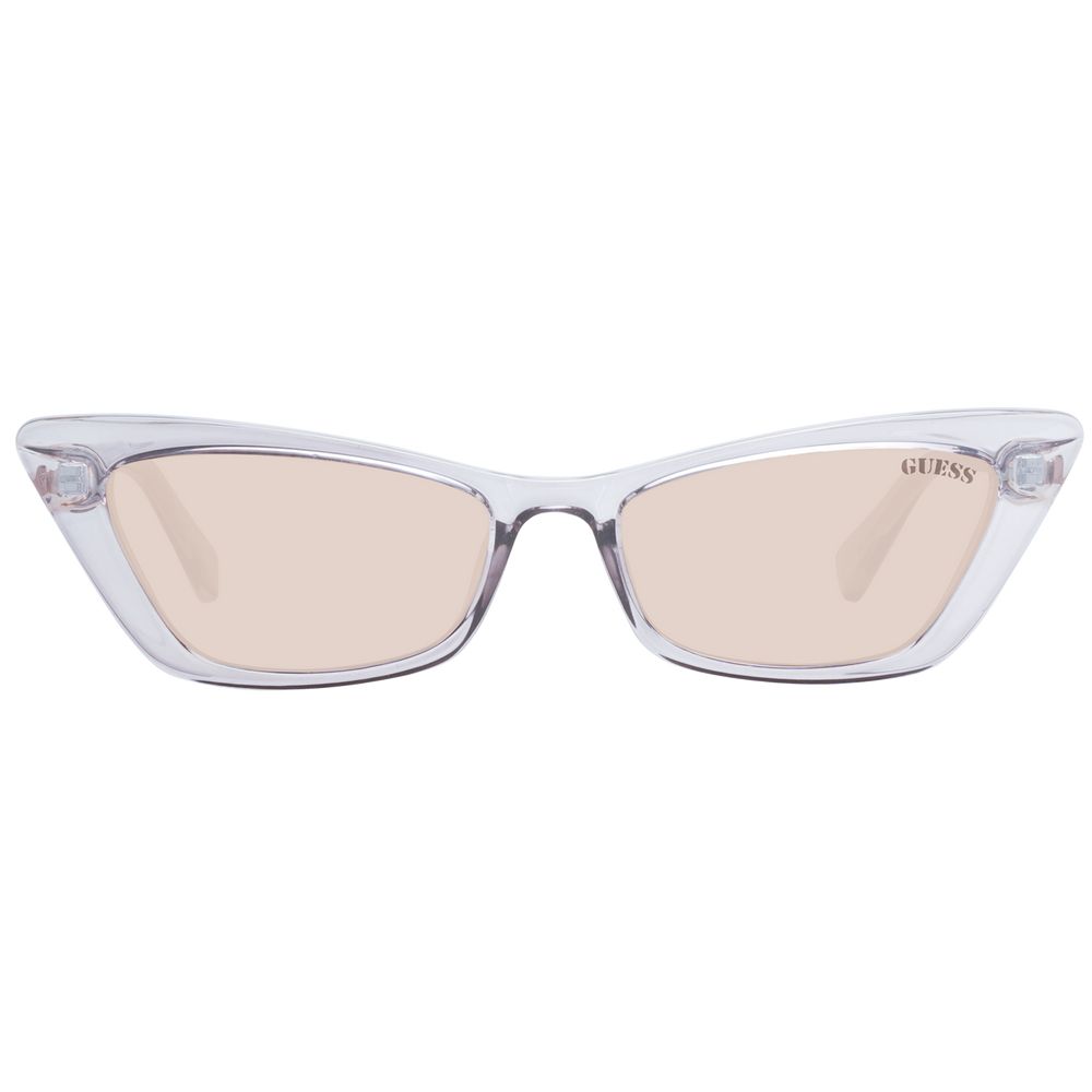 Guess Women’s Sunglasses – Purple Full-Rim Frame with Brown Lenses, 53mm