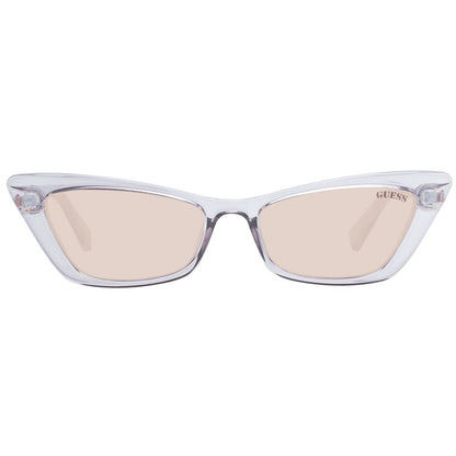 Guess Women’s Sunglasses – Purple Full-Rim Frame with Brown Lenses, 53mm