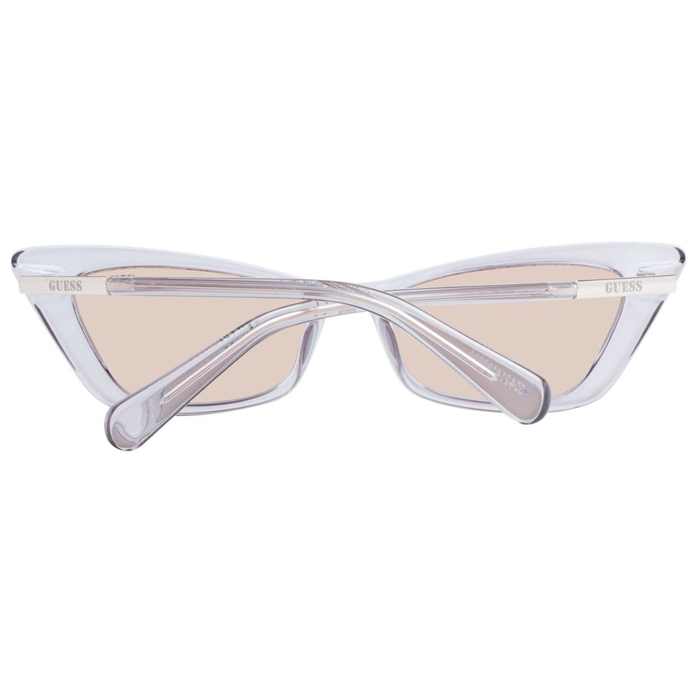 Guess Women’s Sunglasses – Purple Full-Rim Frame with Brown Lenses, 53mm