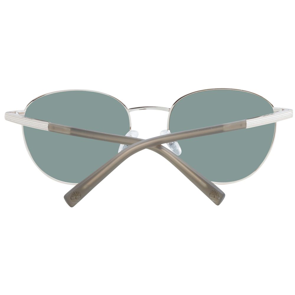 Timberland Men’s Rose Gold Sunglasses with Green Polarized Lenses