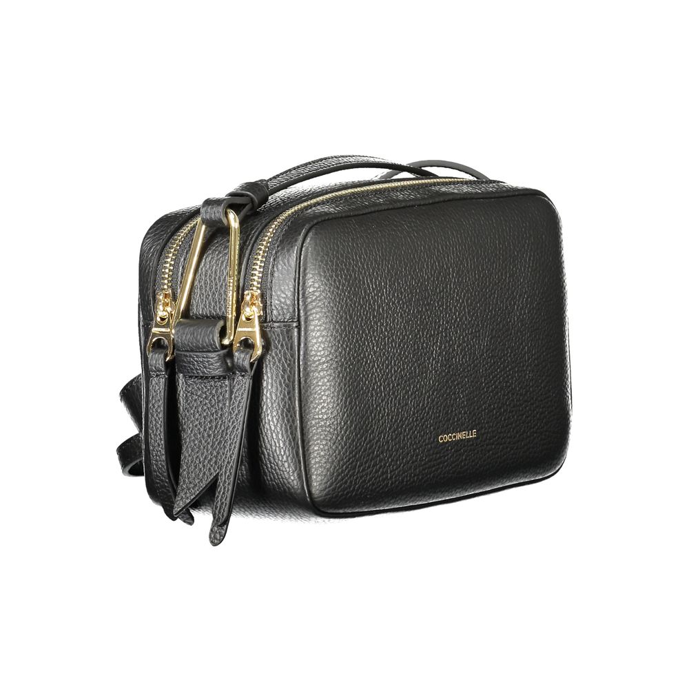 Coccinelle Black Leather Handbag - Malory Bag