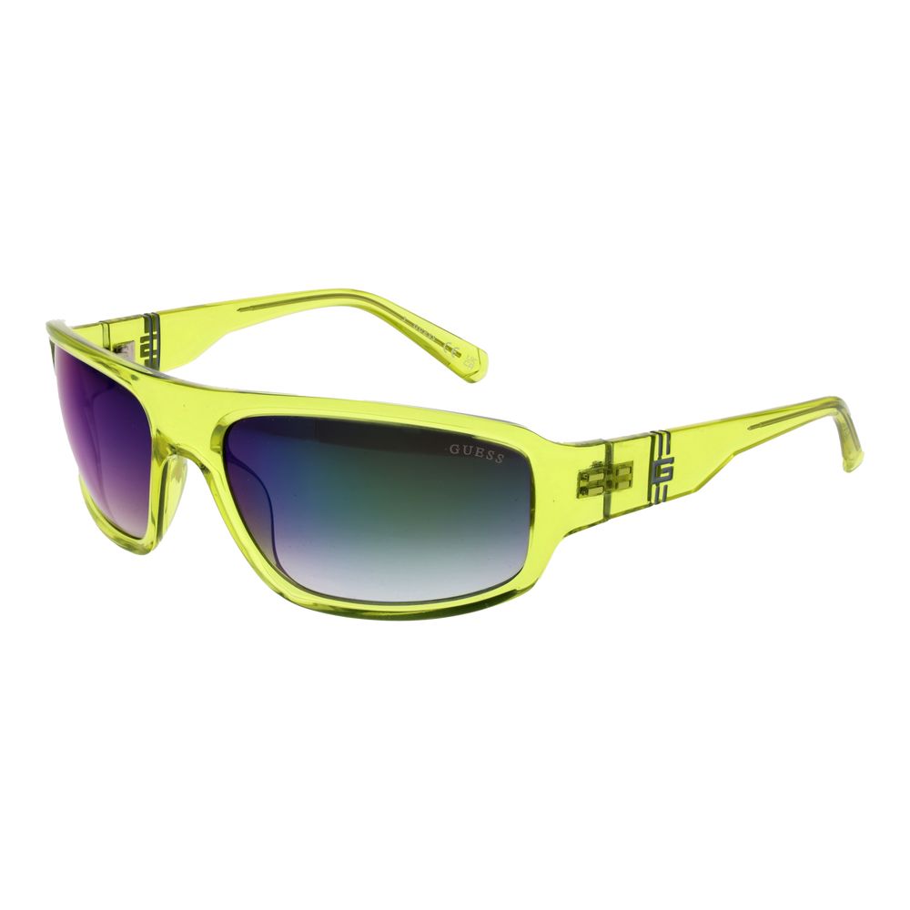 GUESS Yellow Men Sunglasses - Sporty Elegance