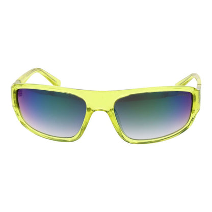 GUESS Yellow Men Sunglasses - Sporty Elegance