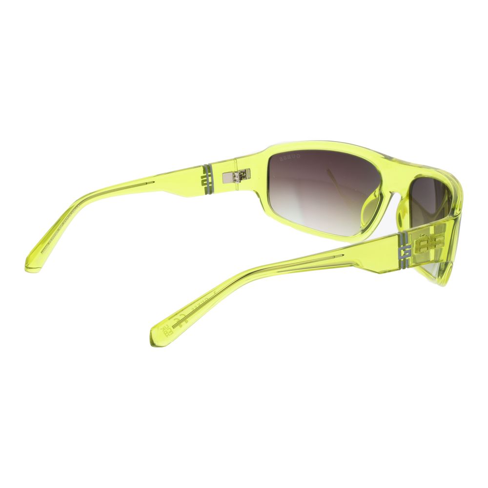 GUESS Yellow Men Sunglasses - Sporty Elegance