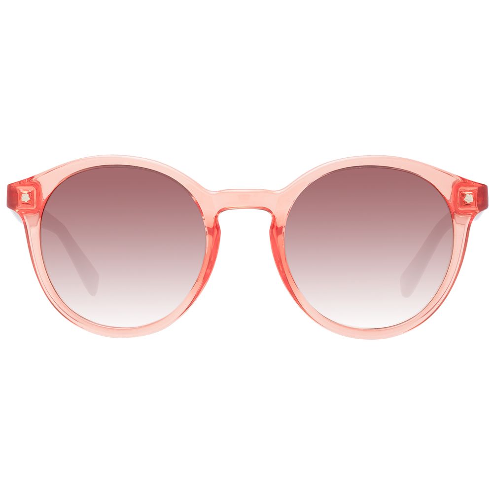 Ted Baker Women’s Sunglasses – Rose Round Frame with Brown Gradient Lenses, 50mm