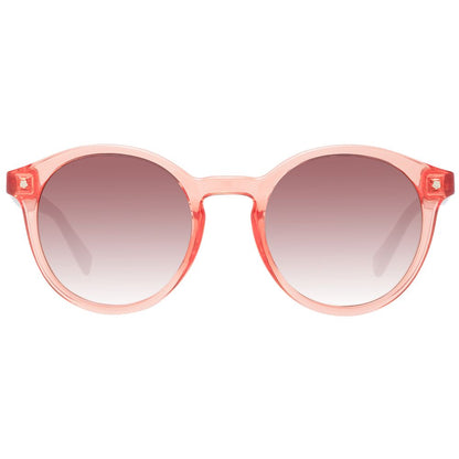 Ted Baker Women’s Sunglasses – Rose Round Frame with Brown Gradient Lenses, 50mm
