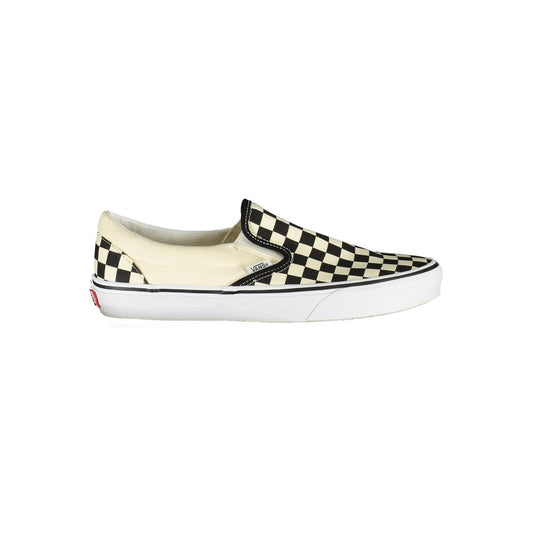 Vans White Polyester Sneaker - Classic Slip-On Style