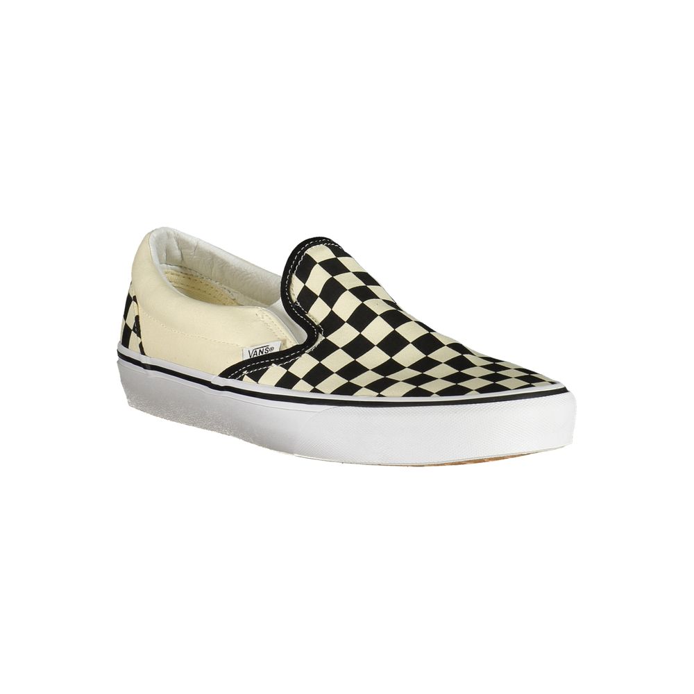 Vans White Polyester Sneaker - Classic Slip-On Style