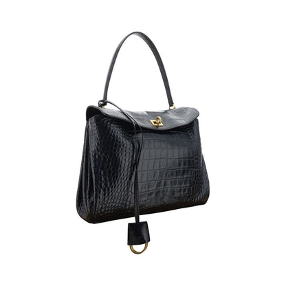 Balenciaga Rodeo Medium Handbag - Crocodile-Effect Elegance