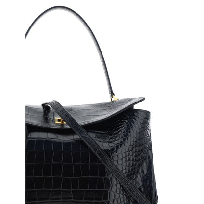 Balenciaga Rodeo Medium Handbag - Crocodile-Effect Elegance