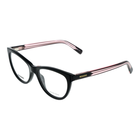 Missoni Women’s Optical Frames – Black Round Full-Rim, 53mm