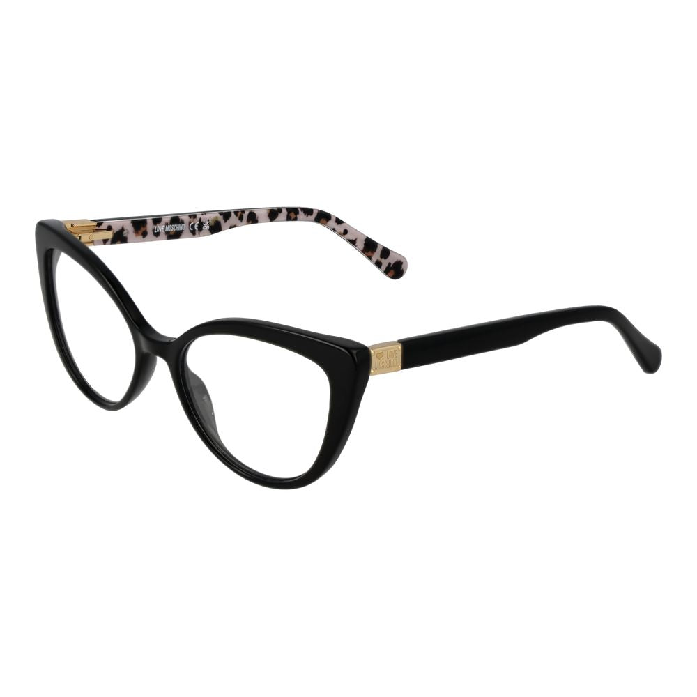 Love Moschino Black Women’s Optical Glasses – Cat Eye Frames