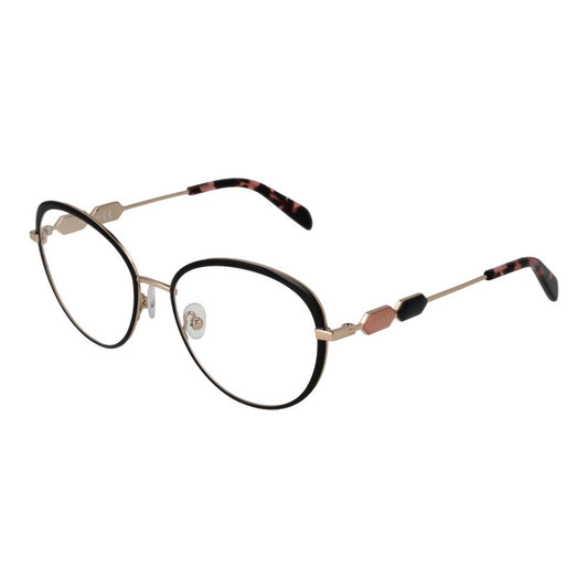 Emilio Pucci Women's Black Optical Frames – 54mm Round