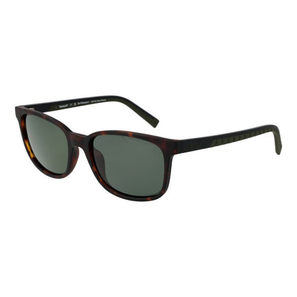Timberland Brown Men's Sunglasses – Polarized Green Lenses
