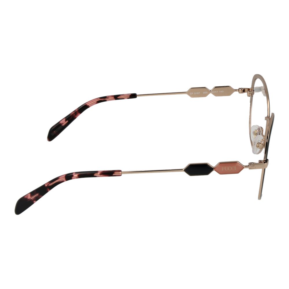 Emilio Pucci Women's Black Optical Frames – 54mm Round
