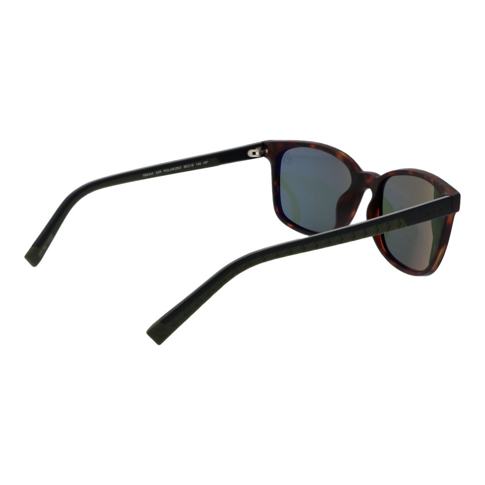 Timberland Brown Men's Sunglasses – Polarized Green Lenses