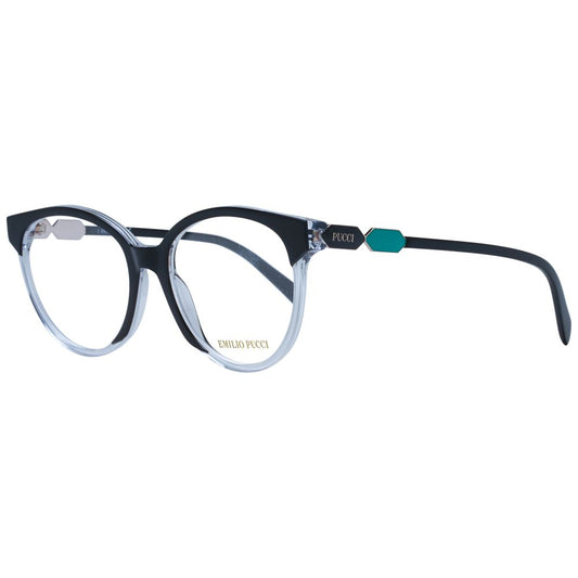 Emilio Pucci Women’s Optical Glasses – Black Round Frames, 53mm