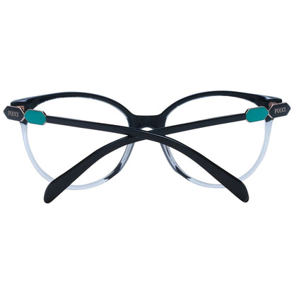 Emilio Pucci Women’s Optical Glasses – Black Round Frames, 53mm