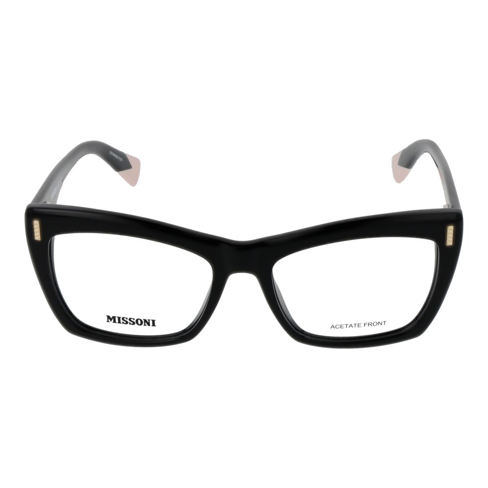 Missoni Women's Optical Frames – Black Butterfly Design