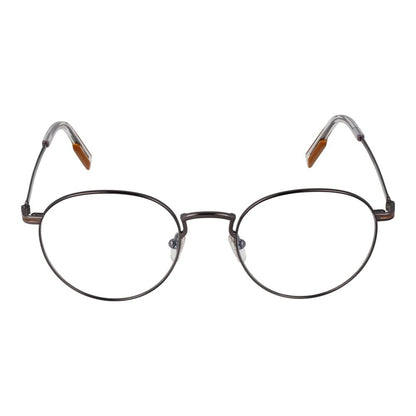 Ermenegildo Zegna Men’s Optical Glasses – Gray Gunmetal Frame, 51mm