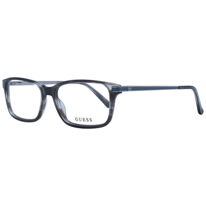 Guess Men's Optical Frames – Grey Rectangle Frame, 55mm