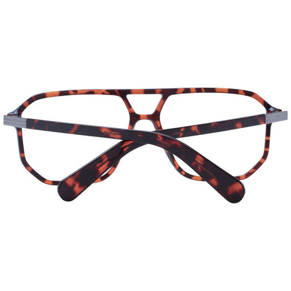 Guess Unisex Optical Frames – Brown Full-Rim, 57mm