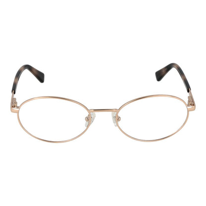 Guess Gold Unisex Optical Frames – Oval Full-Rim