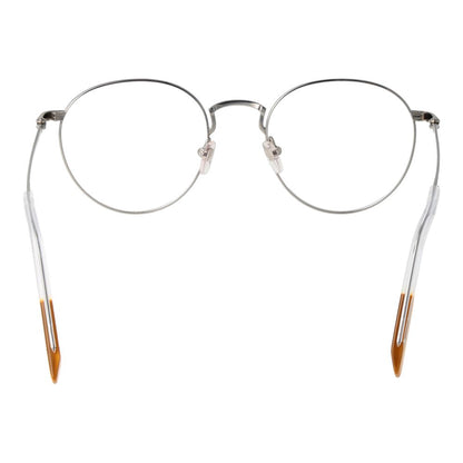 Ermenegildo Zegna Gray Men's Optical Frames – Round Full-Rim