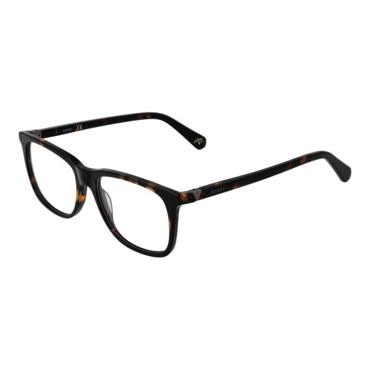 Guess Brown Unisex Optical Glasses – Square Full-Rim Frame, 52mm