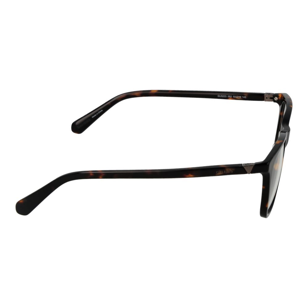 Guess Brown Unisex Optical Glasses – Square Full-Rim Frame, 52mm