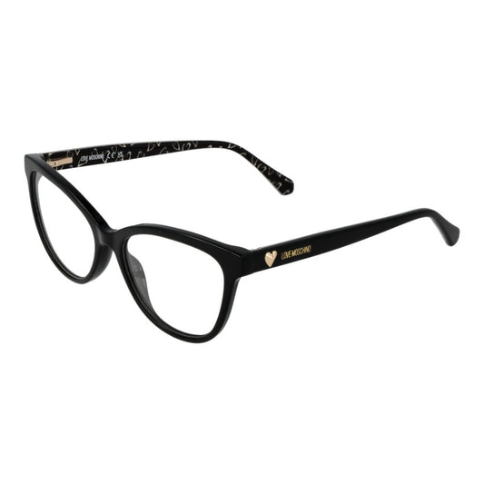 Love Moschino Women’s Optical Glasses – Black Cat Eye Frame, 54mm
