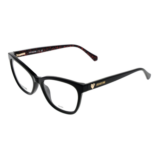 Love Moschino Women’s Optical Glasses – Black Round Frame, 54mm