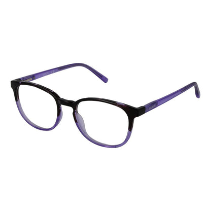 Guess Purple Unisex Optical Frames – Round Full-Rim, 49mm