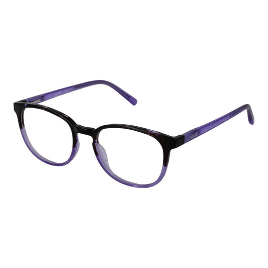 Guess Purple Unisex Optical Frames – Round Full-Rim, 49mm