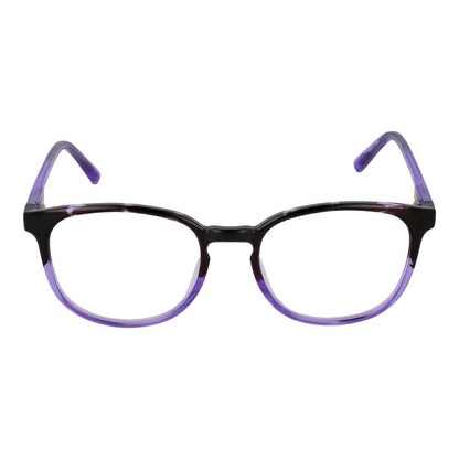 Guess Purple Unisex Optical Frames – Round Full-Rim, 49mm