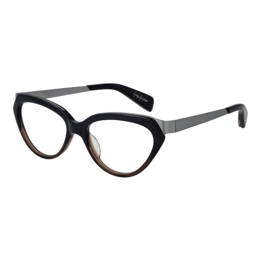 Yohji Yamamoto Black Unisex Optical Frames – Cat Eye Style
