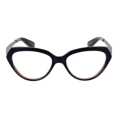 Yohji Yamamoto Black Unisex Optical Frames – Cat Eye Style