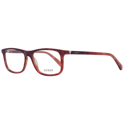 Guess Men's Optical Glasses – Brown Rectangle Frame, 55mm