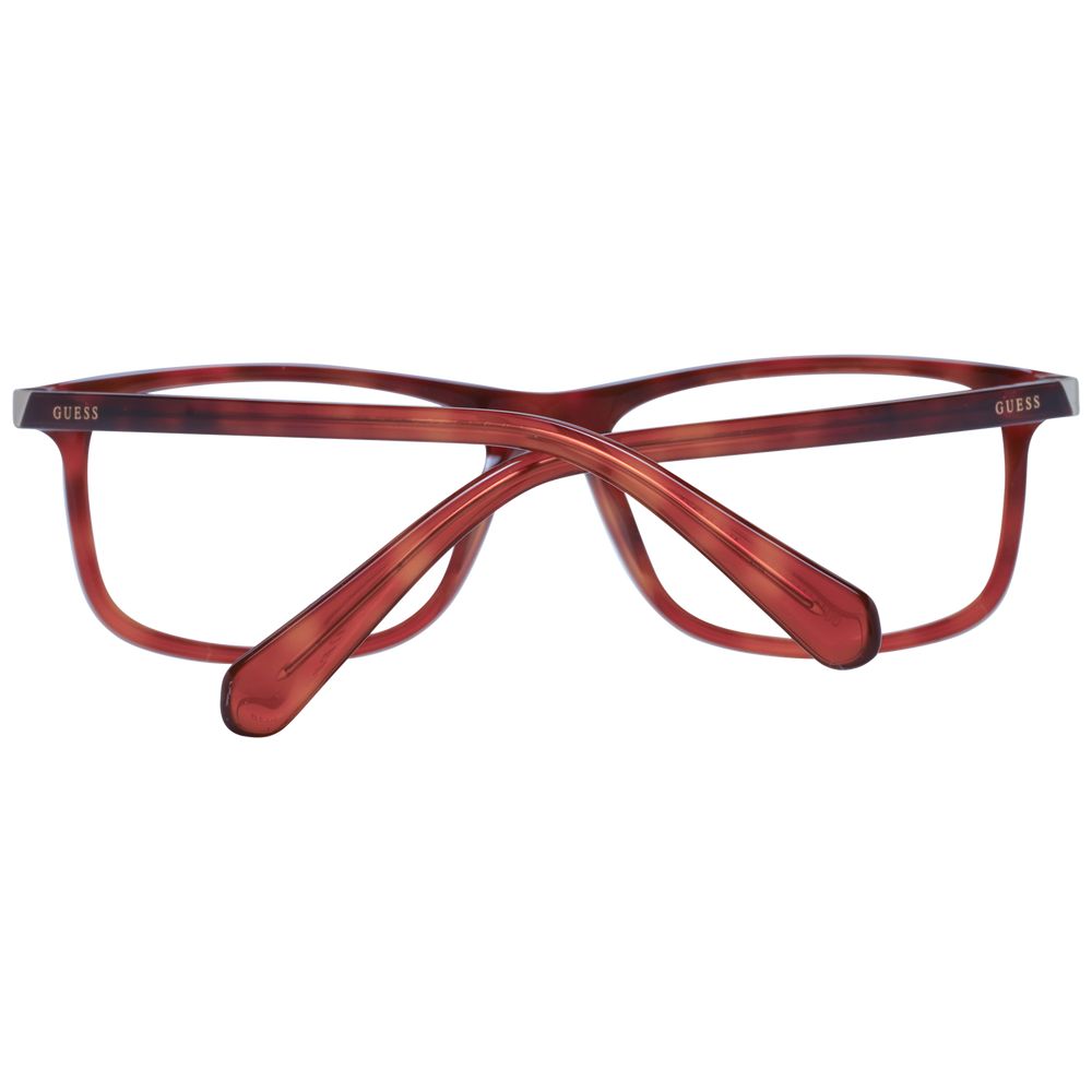 Guess Men's Optical Glasses – Brown Rectangle Frame, 55mm