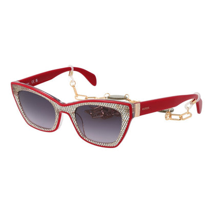 GUESS Red Women Sunglasses - Cat Eye Glamour