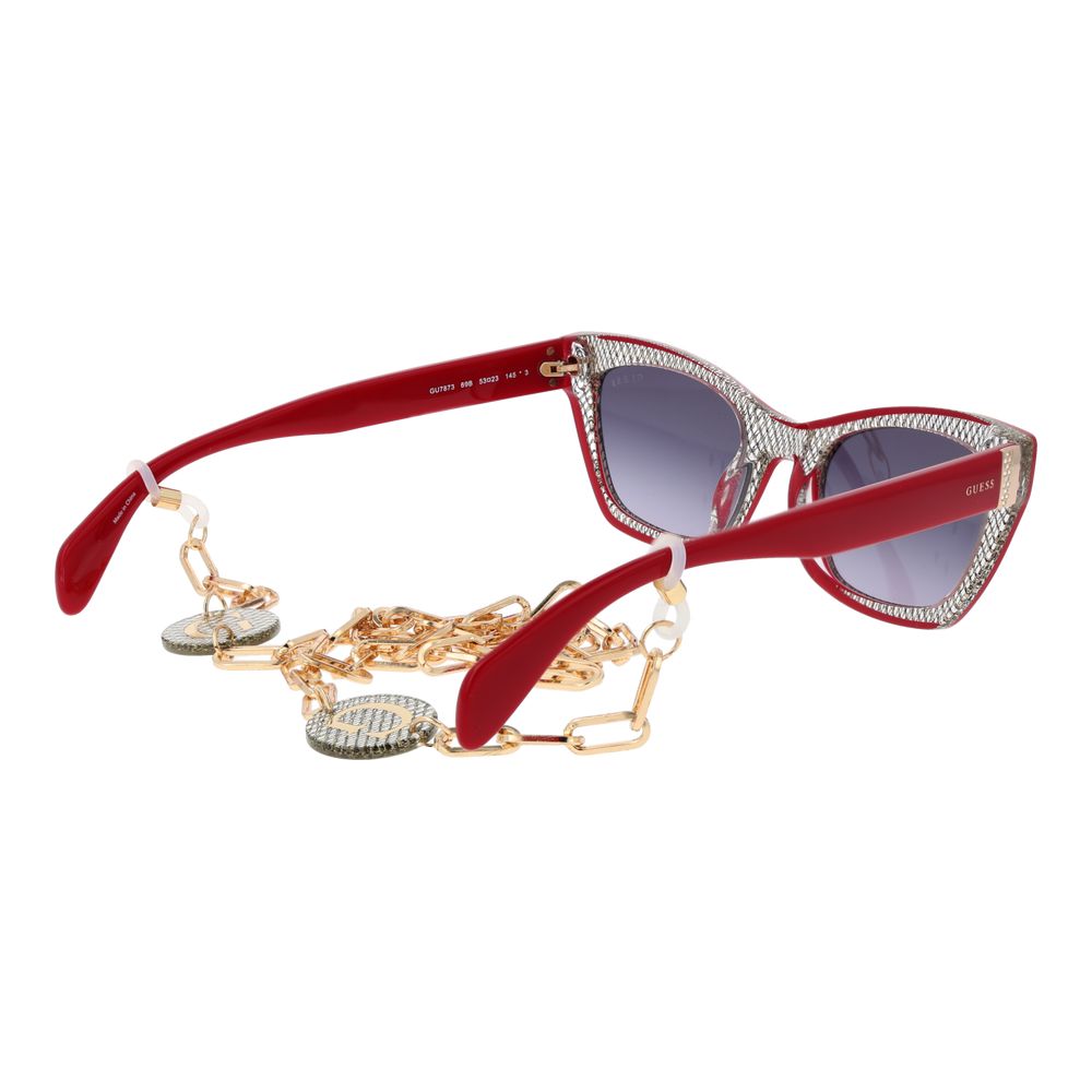 GUESS Red Women Sunglasses - Cat Eye Glamour