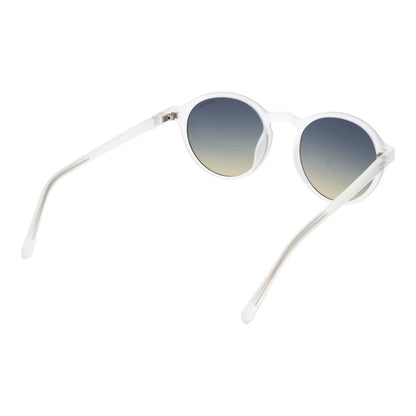 GUESS White Men Sunglasses - Bold Round Style with Gradient Green Lenses