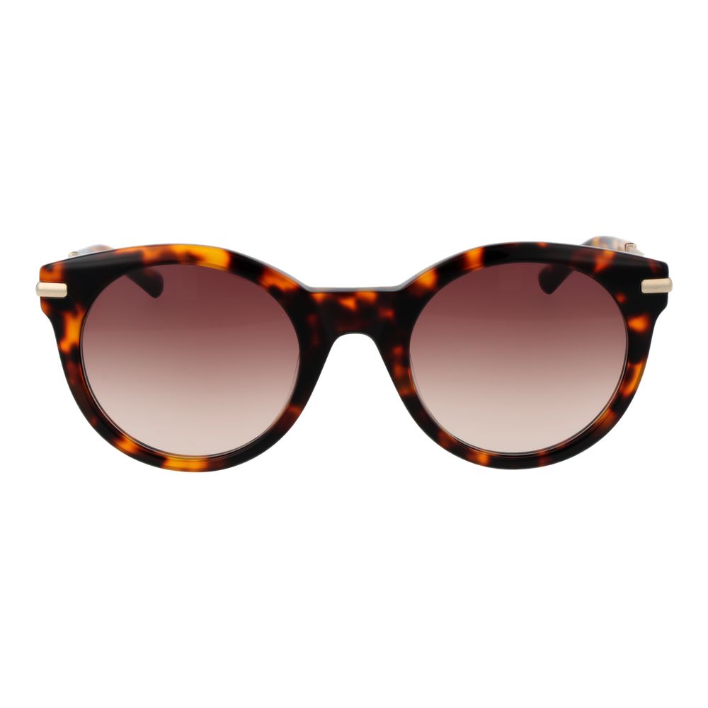 Sandro Brown Women’s Sunglasses - Chic Round Frame with Brown Gradient Lenses, 51mm